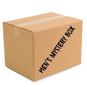 Men’s mixed Mystery Box with Surprise 6 pieces of NWT OR NICELY PICKED THRIFTED